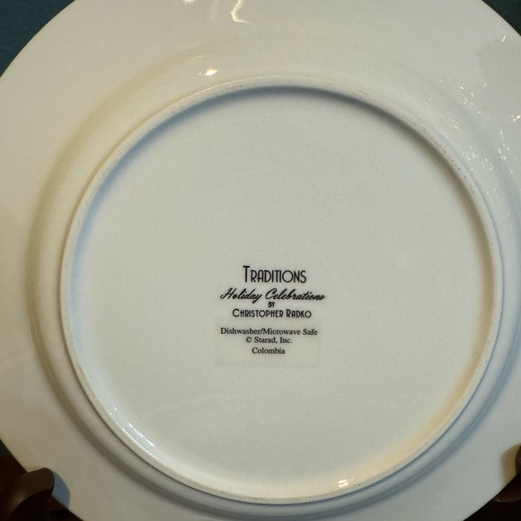 Set of 3 Christopher Radko Holiday Celebrations - Christmas Trees & Santa Boot - Picture 4 of 5